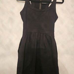 Cynthia Rowley Black Midi Dress